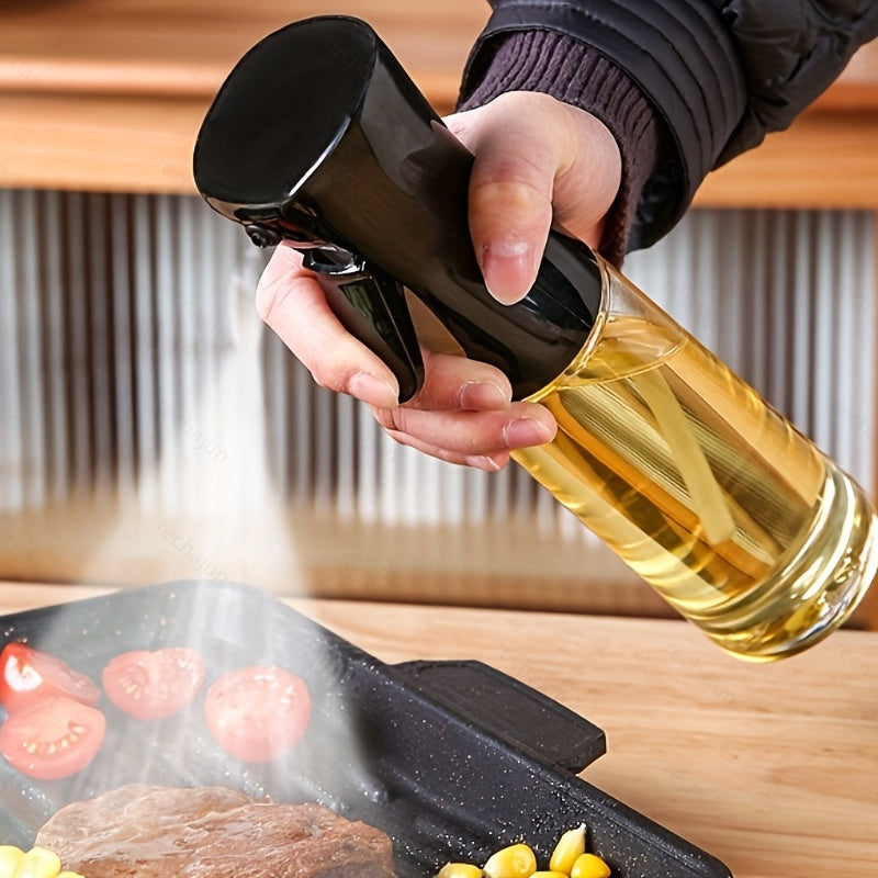 1 7.44 oz / 10.82 oz Olive Oil Spray Bottle Kitchen High Pressure Spray Bottle Leak-proof BBQ Air Fryer Injector Camping Cookware Tool