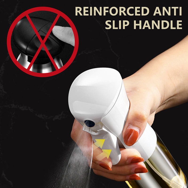 1 7.44 oz / 10.82 oz Olive Oil Spray Bottle Kitchen High Pressure Spray Bottle Leak-proof BBQ Air Fryer Injector Camping Cookware Tool
